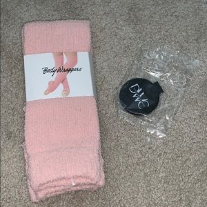 never worn dance leg warmers with mirror